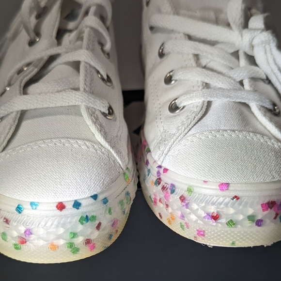 Converse Chuck Taylor All Star Translucent Confetti Girls' Sneakers - Picture 4 of 13